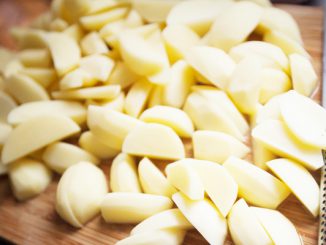 Como secar batata cozida em água